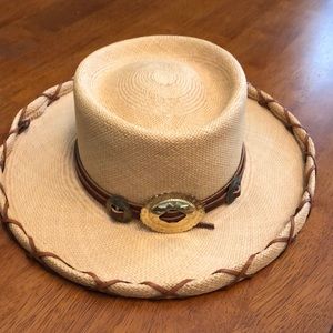 Straw western style hat